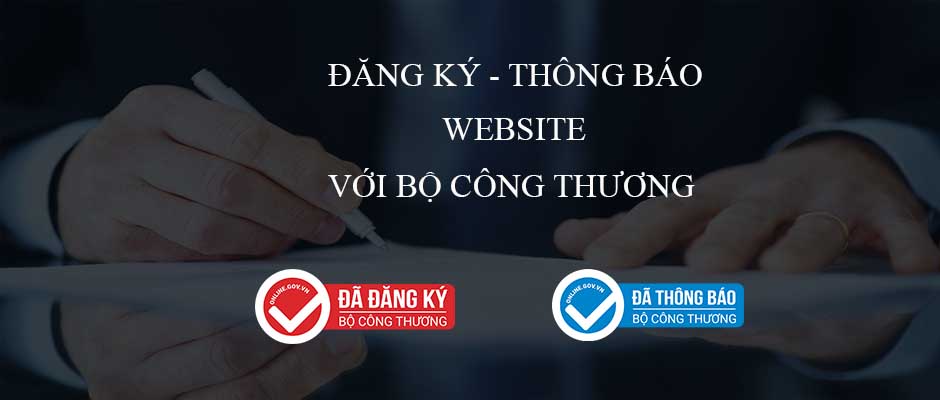 Đăng ký webtie với Bộ công thương