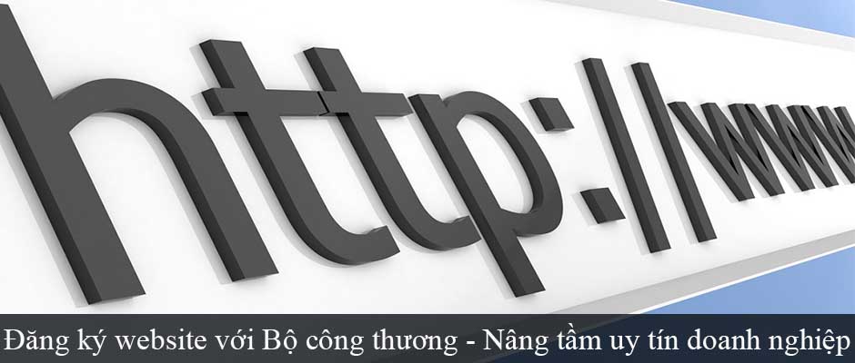 Đăng ký webtie với Bộ công thương