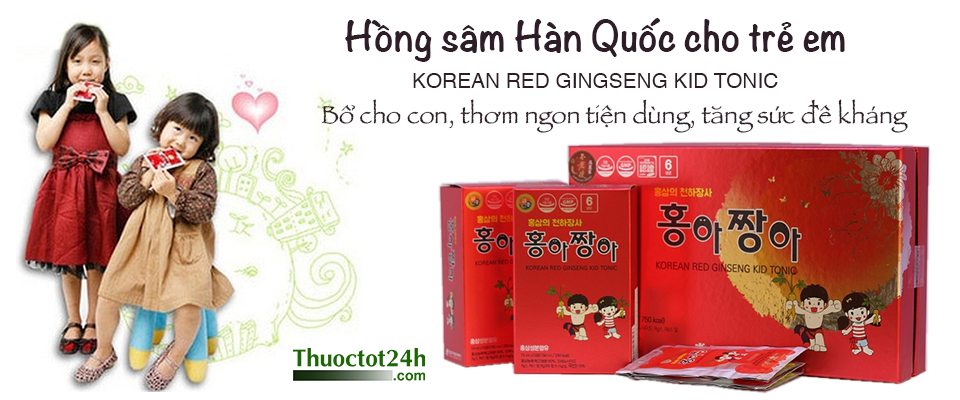 Hồng sâm trẻ em