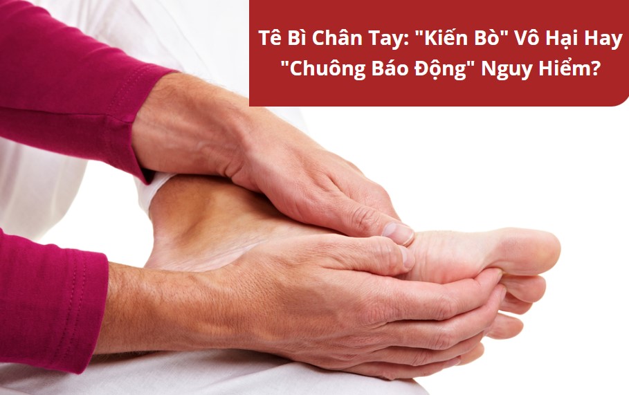 Tê Bì Chân Tay: "Kiến Bò" Vô Hại Hay "Chuông Báo Động" Nguy Hiểm?